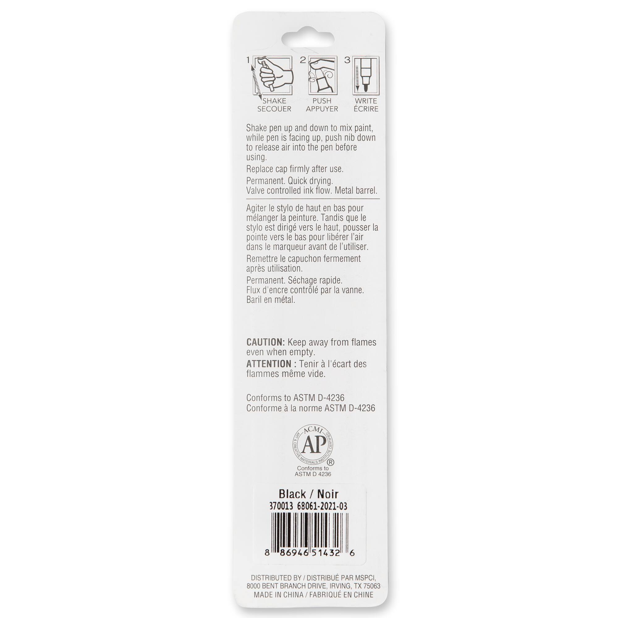 Multi-Surface Fine Tip Premium Paint Pen by Craft Smart